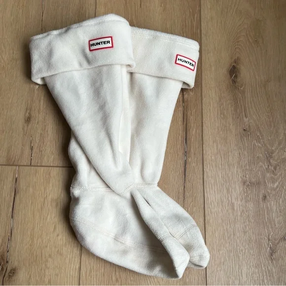 Hunter tall boot liner / socks large - cream - Picture 4 of 4
